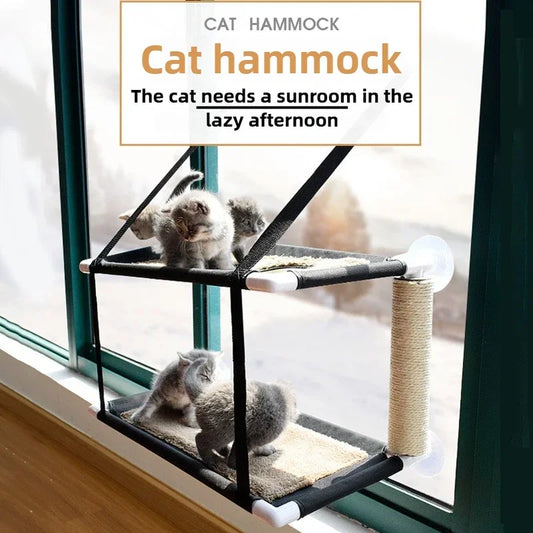 Double-layer Kitten Hammack Hanging Window - ProPawPet.com