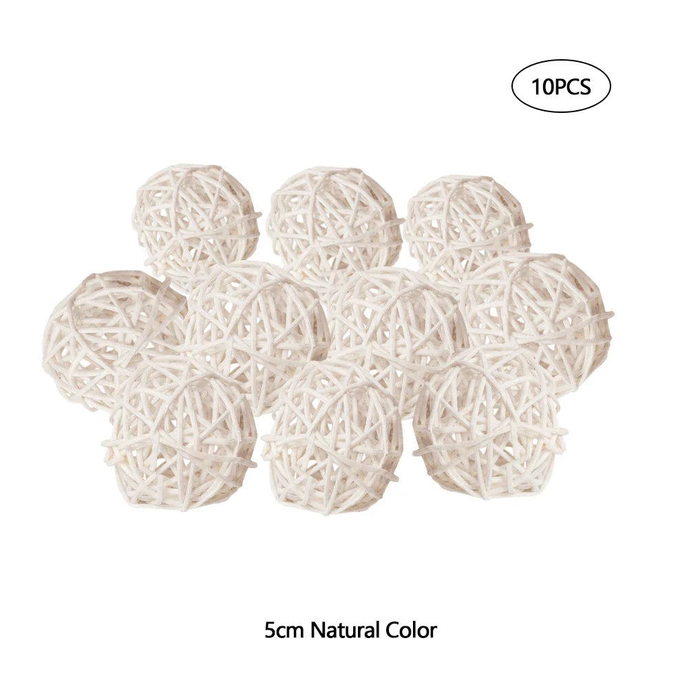 10Pcs Interactive Rattan Balls Parrot Toys - ProPawPet.com