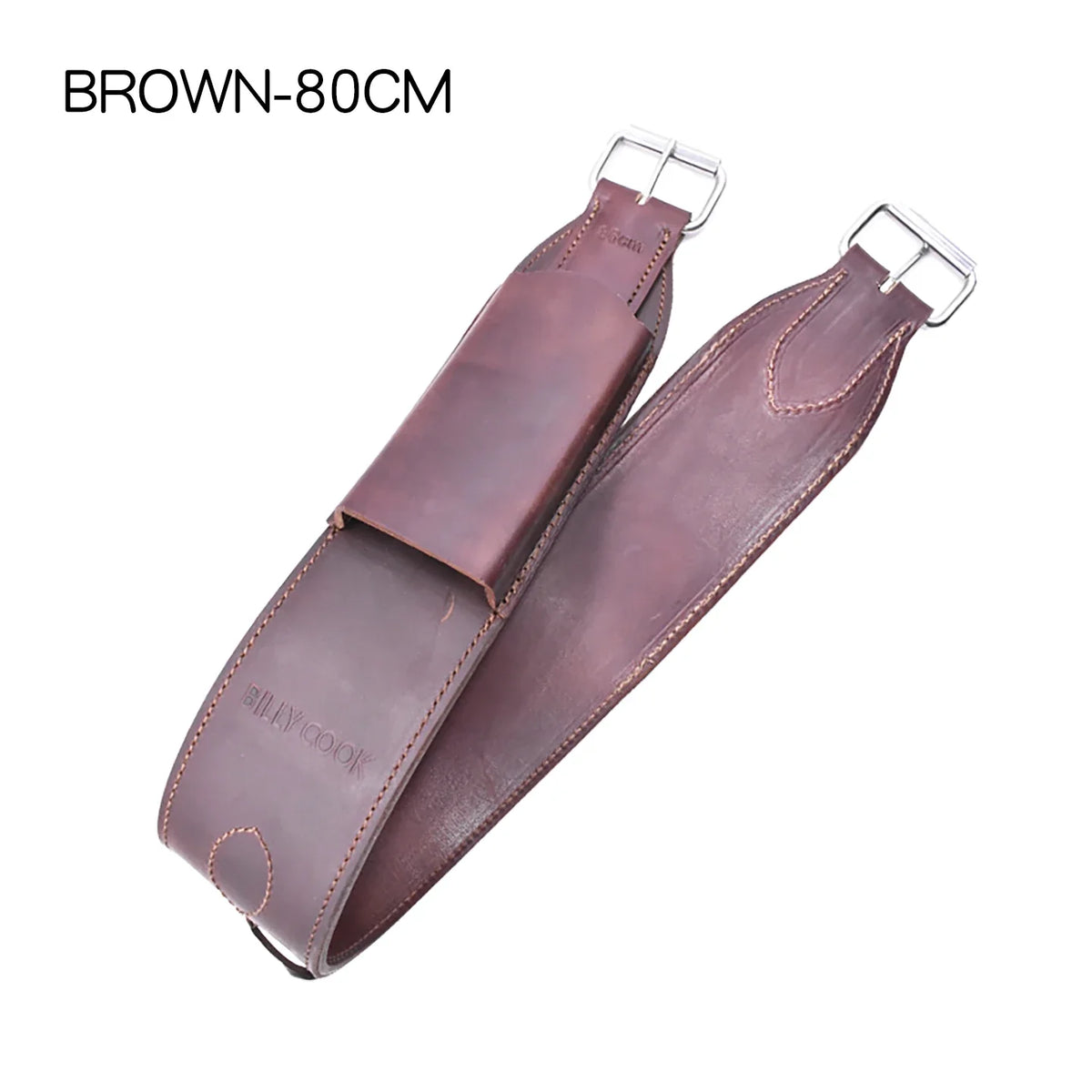 Western Leather Rear Flank Back Saddle for Horses