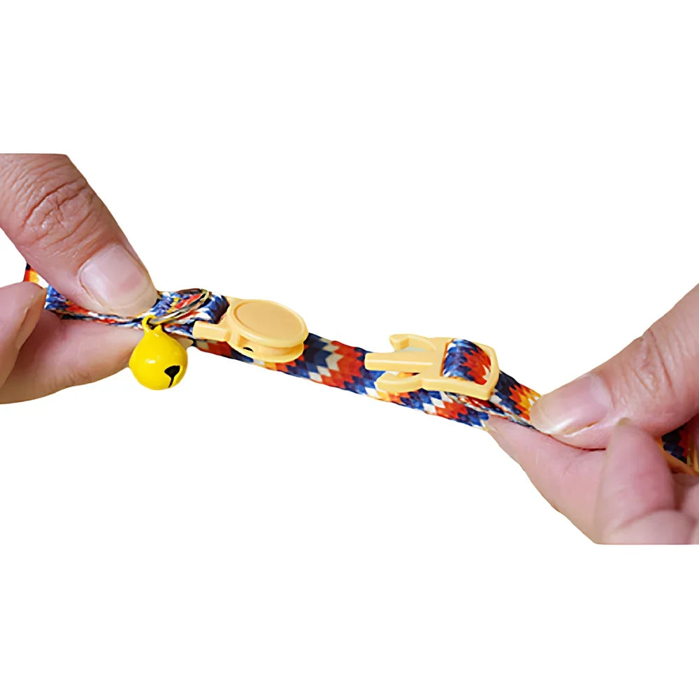 Handmade Adjustable Kitten Collar with Bell - ProPawPet.com