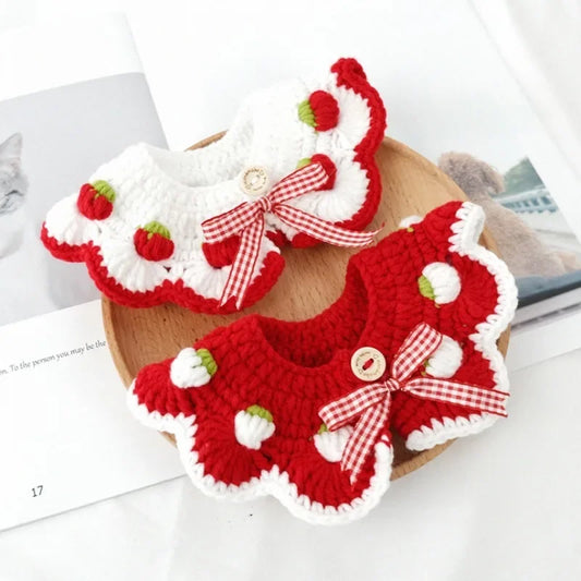 Hand-woven Cat Strawberry Collar - ProPawPet.com