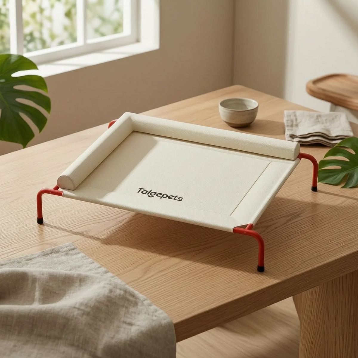 Rolled Side Dog Cot Rectangular Pet - ProPawPet.com
