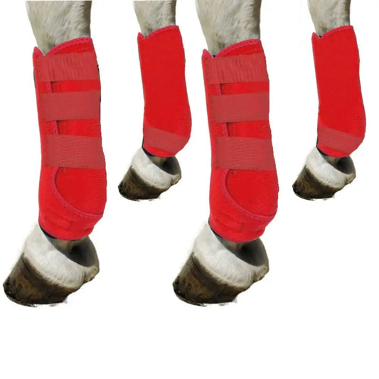 4pcs/set Colorful Horse Sport Boots Set 3 - ProPawPet.com