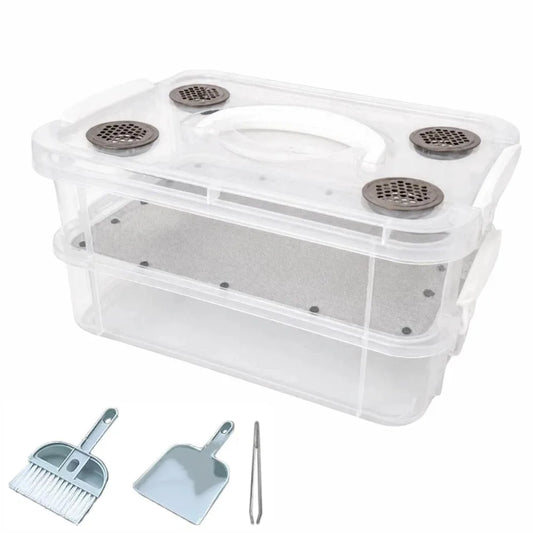 Transparent Mealworm Breeding Box - ProPawPet.com