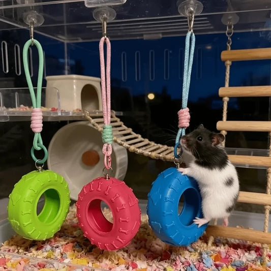 Funny Tire-Shaped Hamsters Swing Detachable - ProPawPet.com