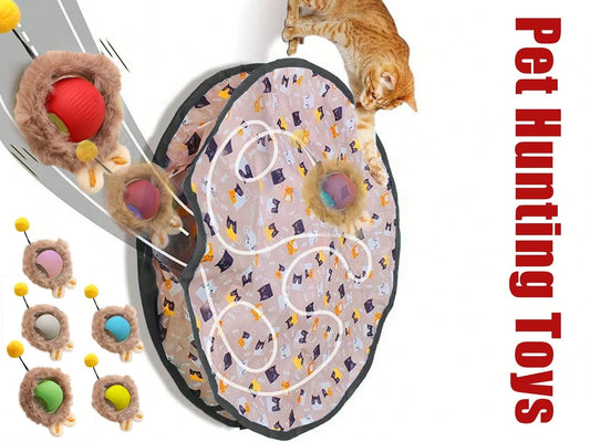 Cat Hunting Toy Set, Electric Cat Ball Toy - ProPawPet.com