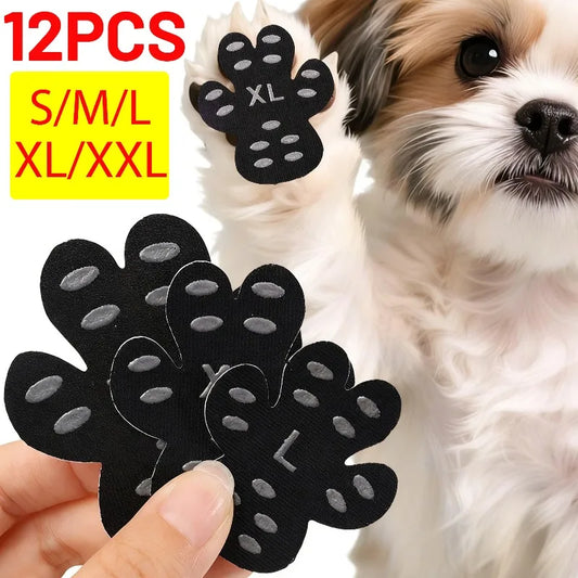 12/4PCS Anti-slip Silicone Dog Paw Sticker - ProPawPet.com