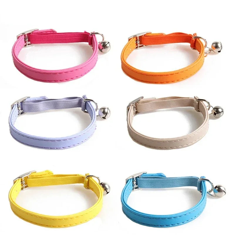 Macaron Color Cute Pet Cat Collar, Elastic - ProPawPet.com