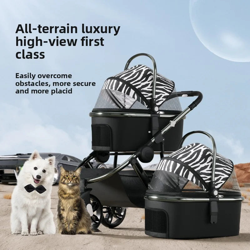 High Quality Foldable Pet Carrier 4 Wheels - ProPawPet.com