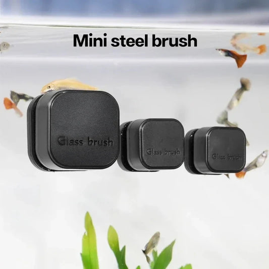 Mini Square Magnetic Brush Aquarium Glass - ProPawPet.com