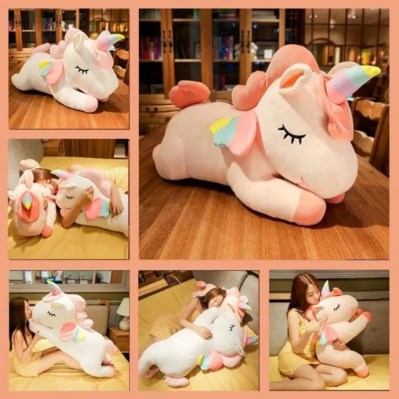 Cute Pony Plush Toy Rainbow Angel Unicorn - ProPawPet.com