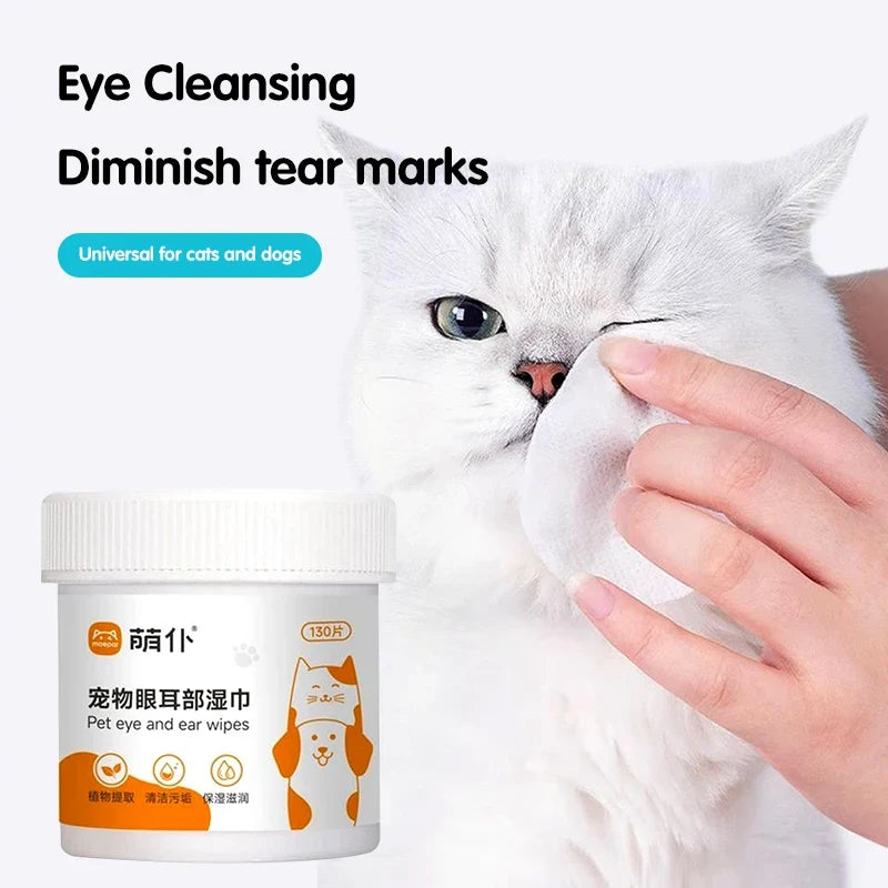 130/260 PCS Pet Eye Wipes Cats And Dogs Tear - ProPawPet.com