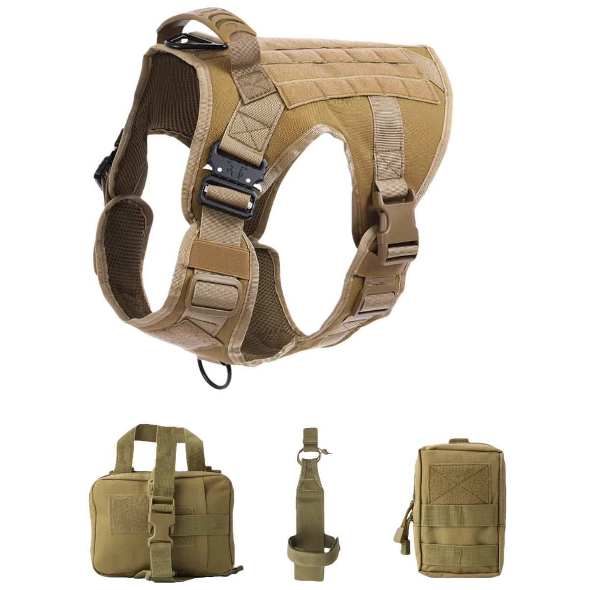 Tactical Dog Harness, Adjustable No-Pull - ProPawPet.com