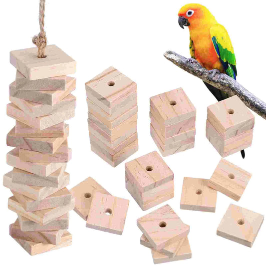 100 Pcs Parrot Chewing Blocks Bird Chew Toy - ProPawPet.com