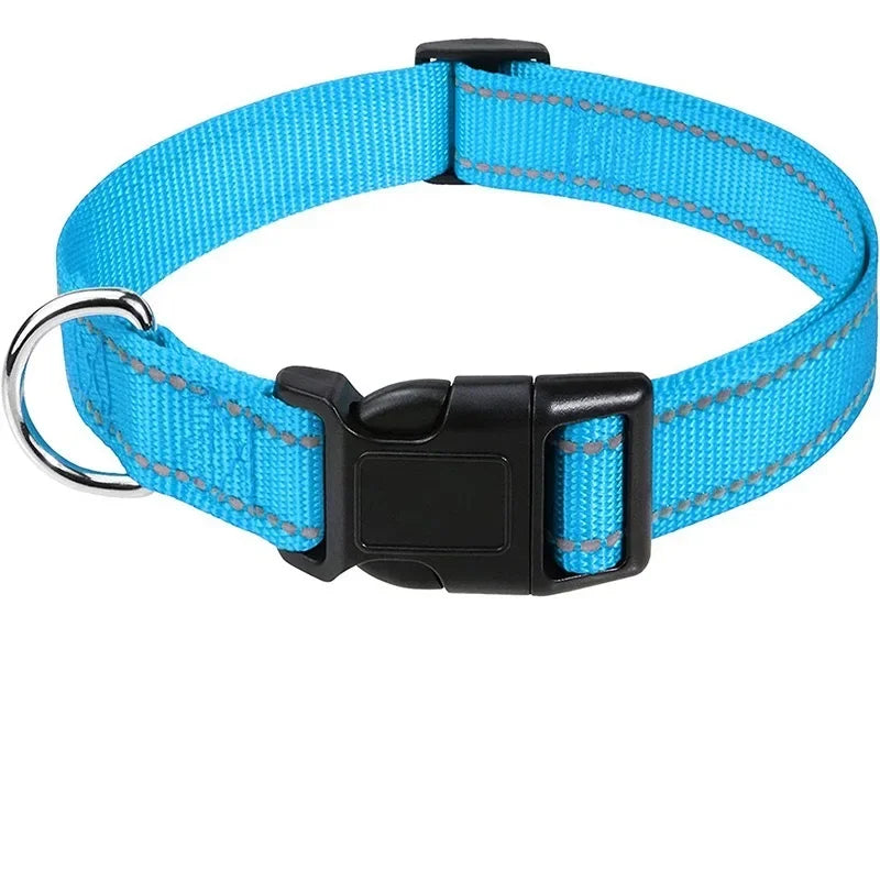 1PC Reflective Dog Collar with Buckle - ProPawPet.com