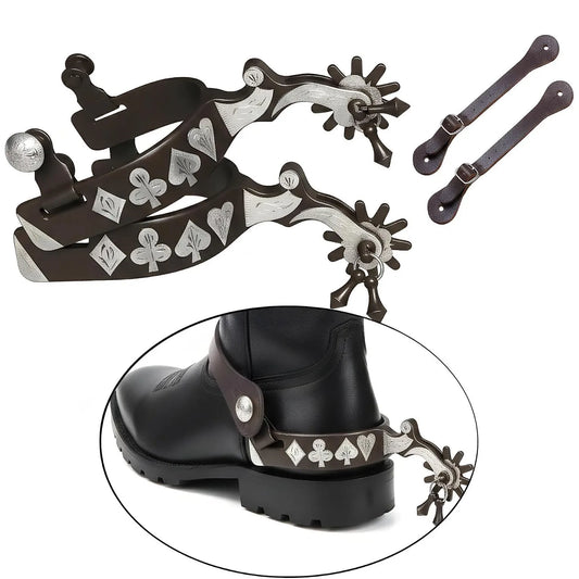 2 PCS Horse Spurs for Cowboy Boots with Spur - ProPawPet.com