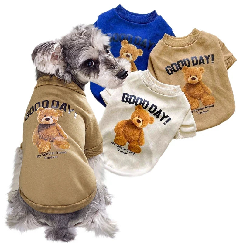 Dogs Winter Cute Costume Pet Clothes Cartoon - ProPawPet.com