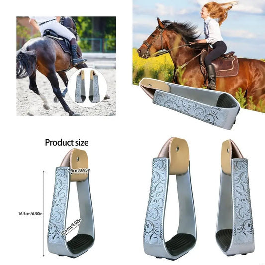 Overshoe Safety Horse Stirrups with Rubber - ProPawPet.com