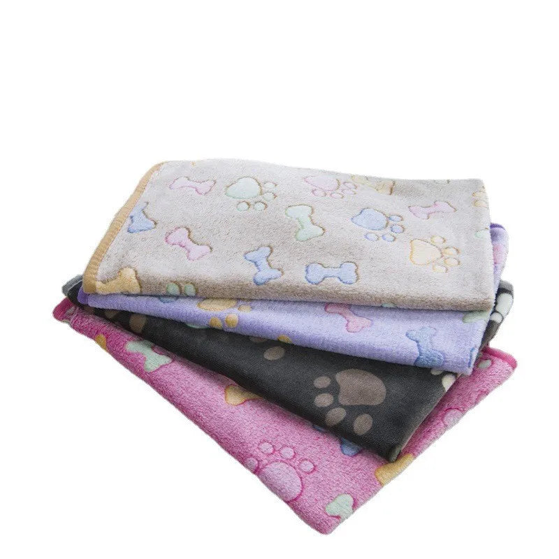 Soft Flannel Pet Blanket for Dogs Cats Cute - ProPawPet.com