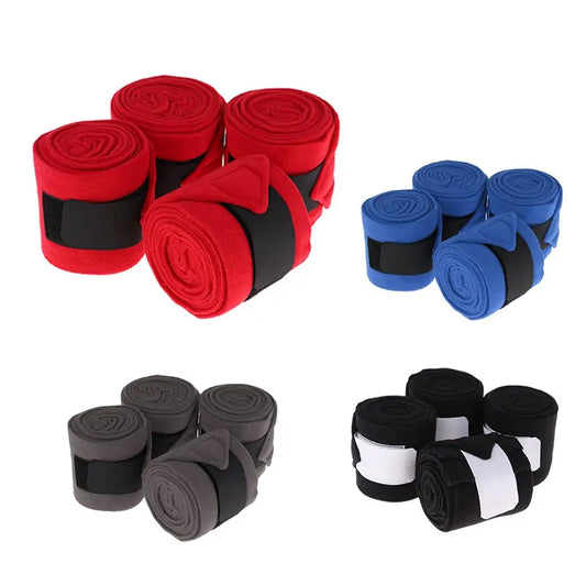 4pcs Soft Fleece Equestrian Leg Wraps - ProPawPet.com