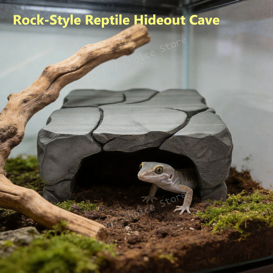 Reptile Rock Hide Cave 3D Printed PETG Matte - ProPawPet.com