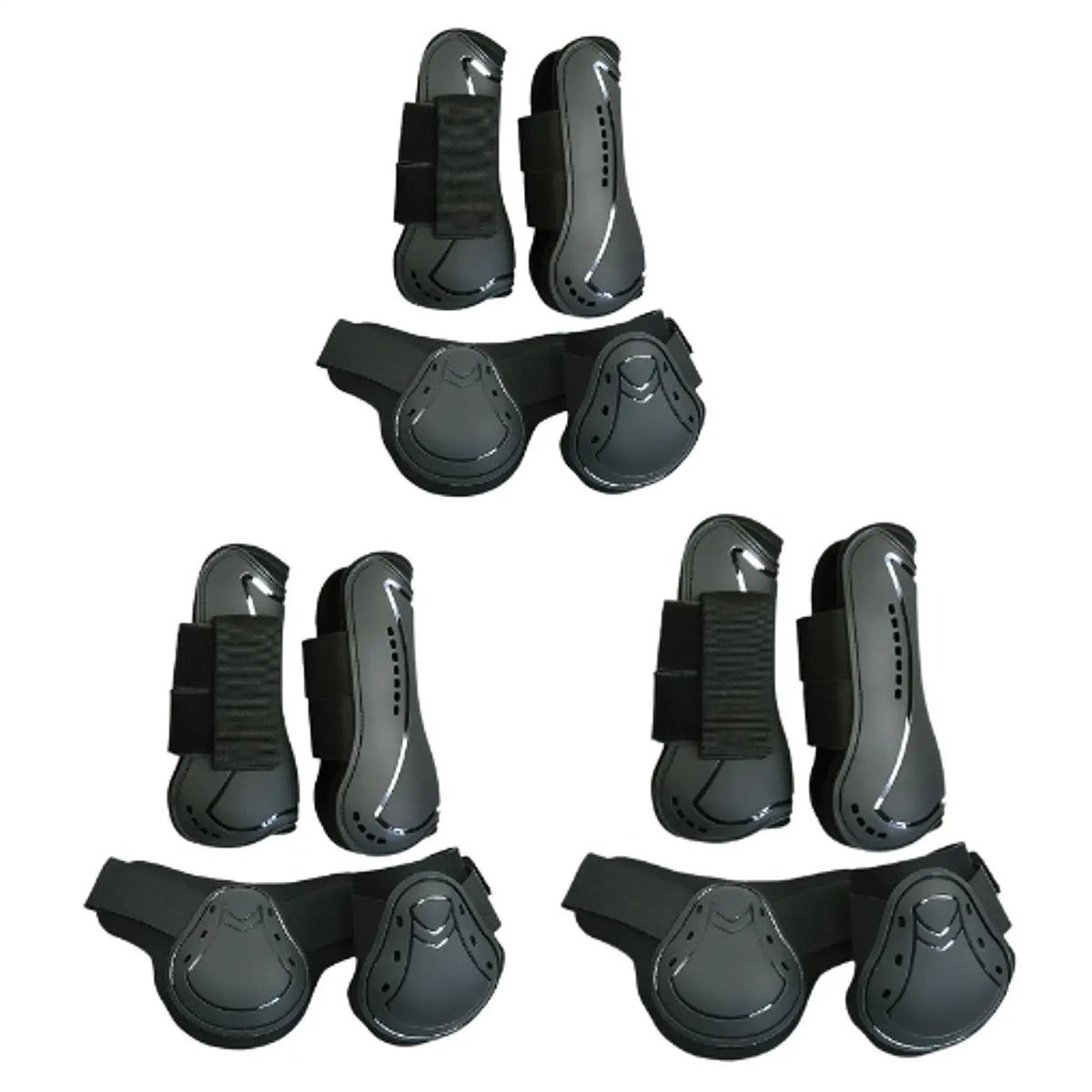 4x Horse Tendon Boots Wraps Portable Outdoor - ProPawPet.com