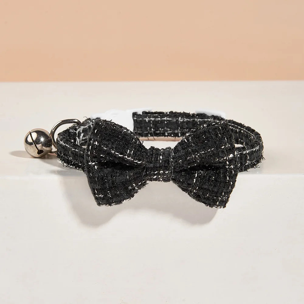 Adjustable Bow Cat Collar – Cat Supplies