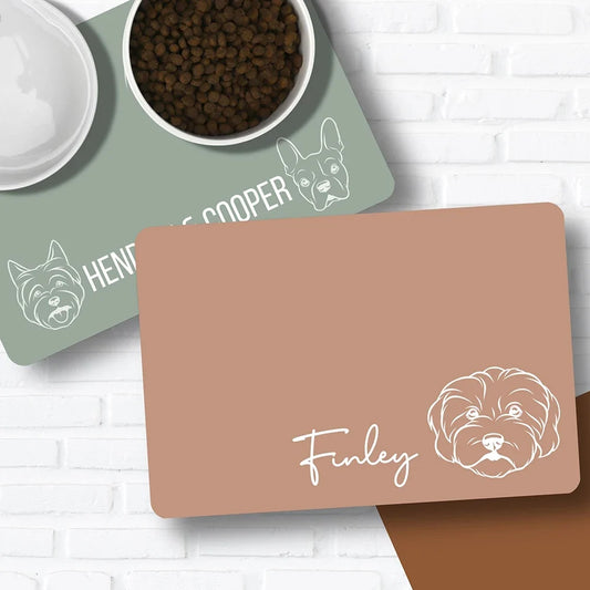 Non-Slip Pet Feeding Mat, Custom, - ProPawPet.com