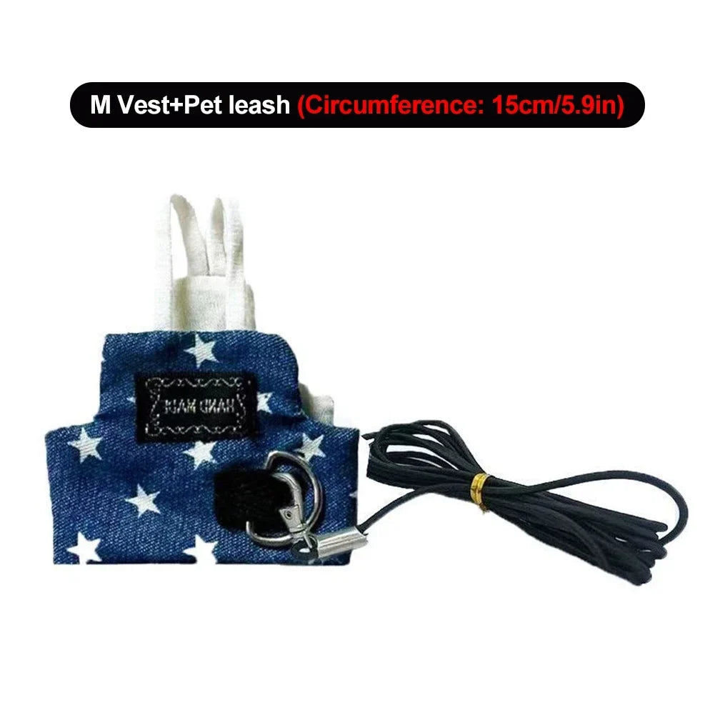 11 15 13cm Comfortable Cowboy Parrot Flying Harness – Bird Harnesses & Vests
