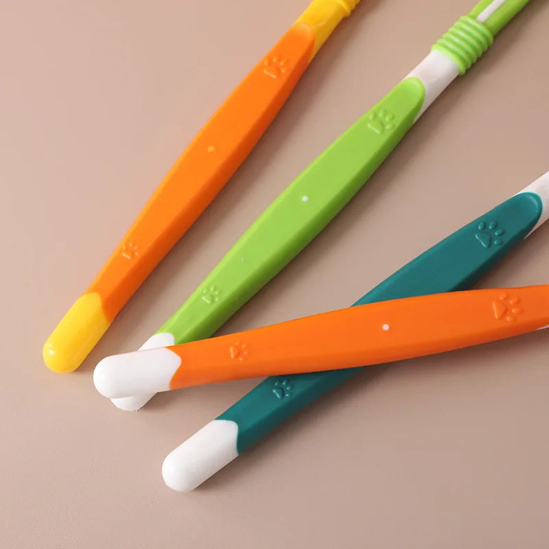 3-Sided Pet Toothbrush Dog Plastic - ProPawPet.com