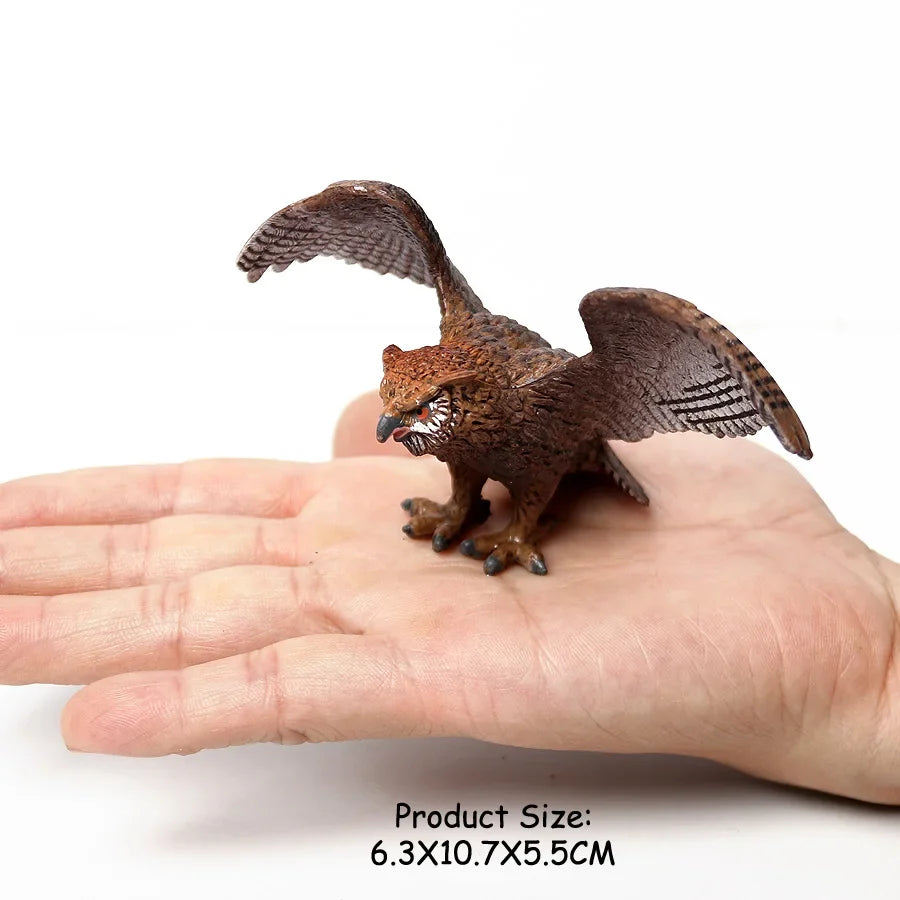 Realistic Plastic Birds of Prey Figurines - ProPawPet.com