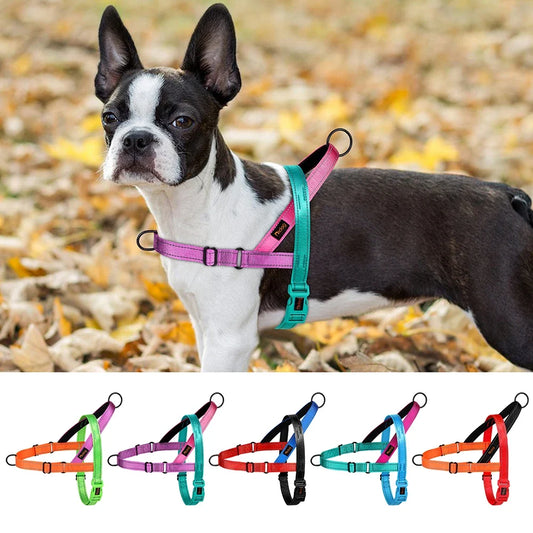 Reflective Nylon Dog Harness Adjustable No - ProPawPet.com
