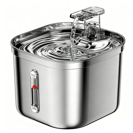 Pet Water Fountain (Stainless Steel + PP) - ProPawPet.com