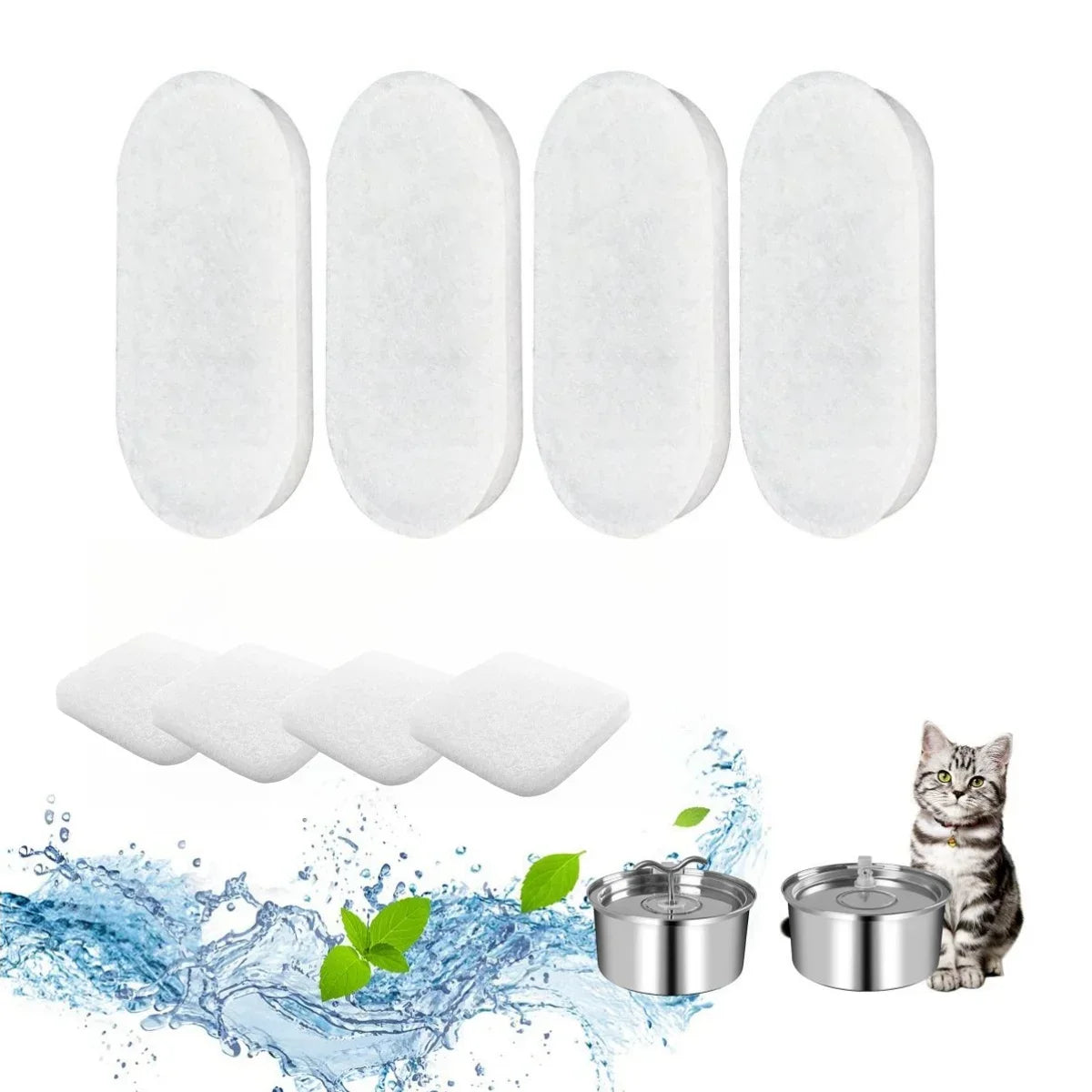 Replacement Filters Element for Cat & Dog Water Stainless – Cat Supplies