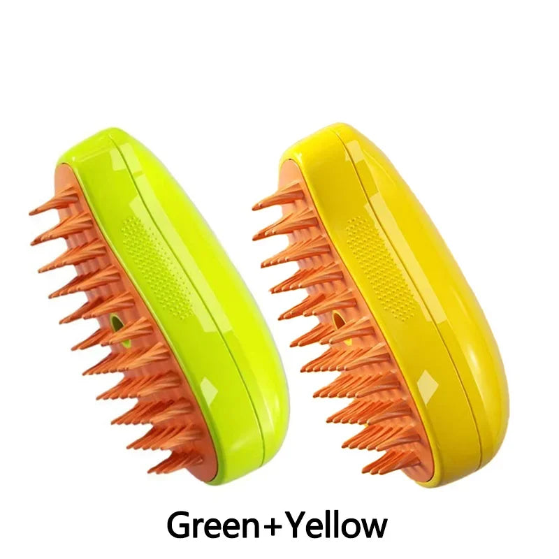 3 in 1 Pet Steam Brush Electric Sprayer Comb - ProPawPet.com