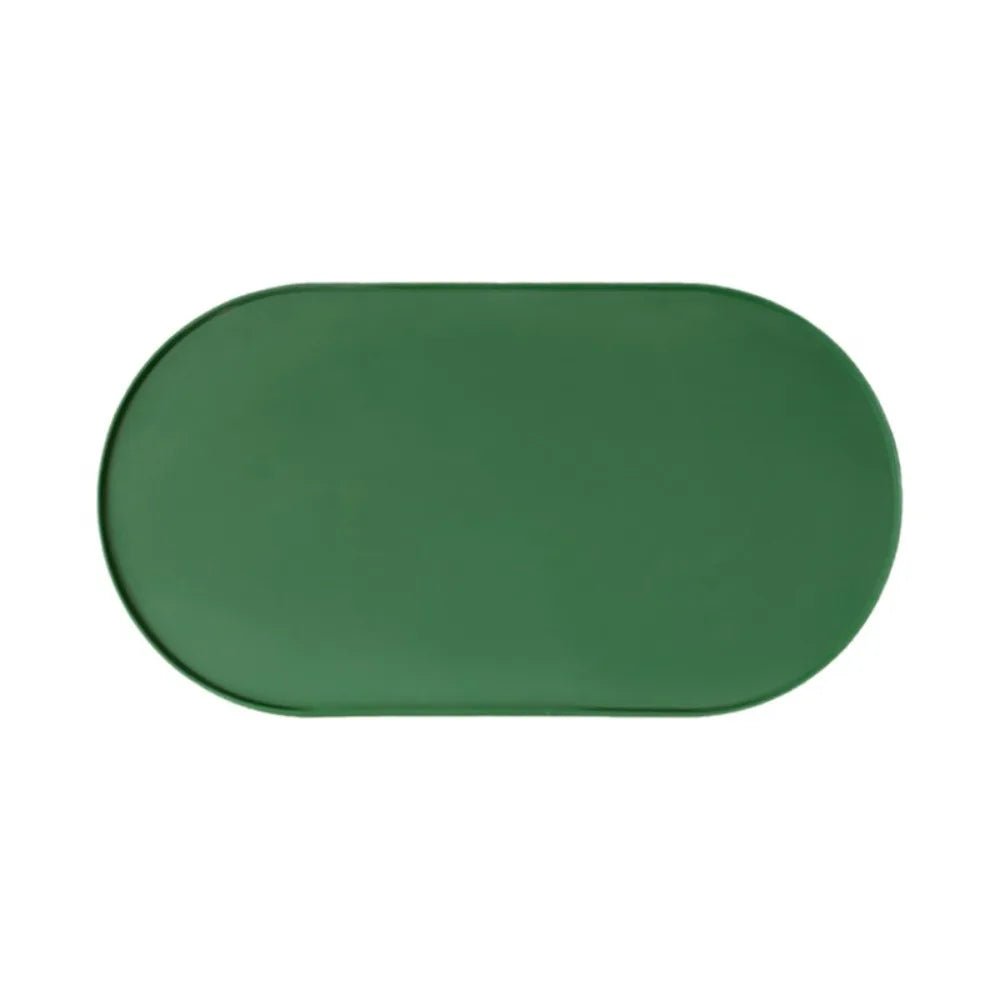 Durable Silicone Pet Food Mat Waterproof Raised Edges Cat – 12 Colors