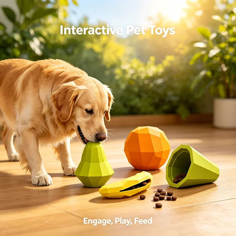 Durable Rubber Fruit Dog Toy Bite Resistant - ProPawPet.com