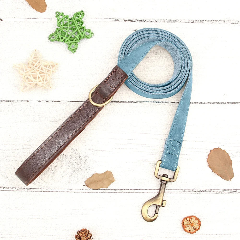 4.5ft Dog Pet Leash Rope 9 Colors PU Leather - ProPawPet.com
