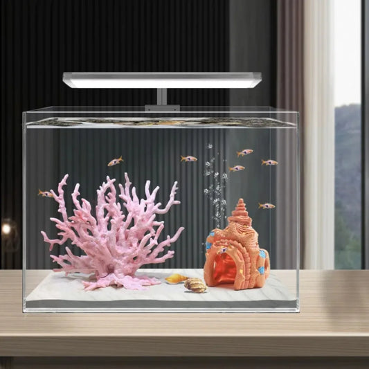 Fish Tank Aquascape Simulation Coral Water - ProPawPet.com