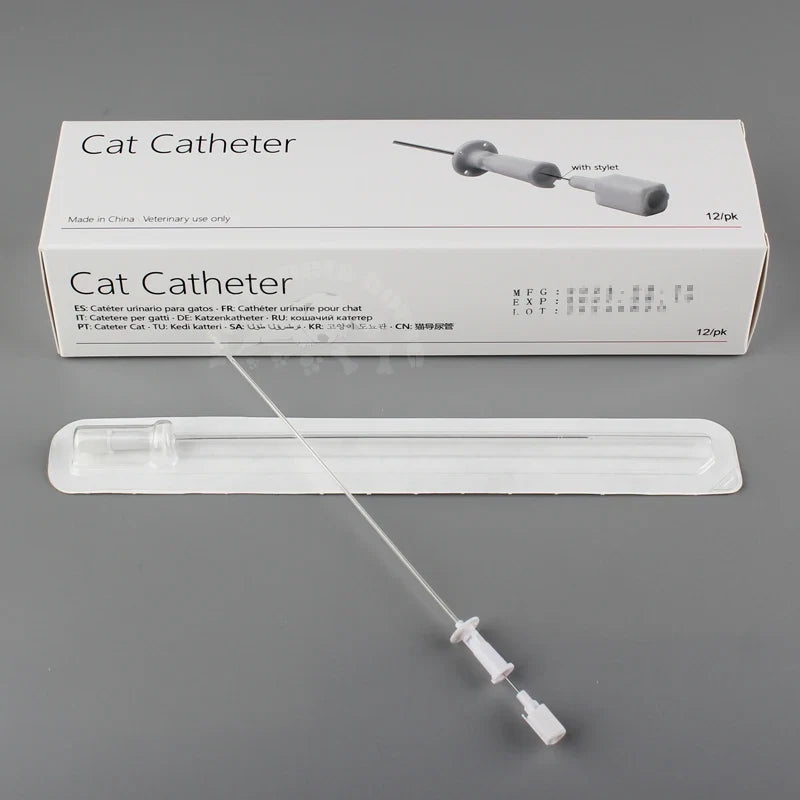 12pcs/48pcs/72pcs Cat Urinary Catheter With - ProPawPet.com