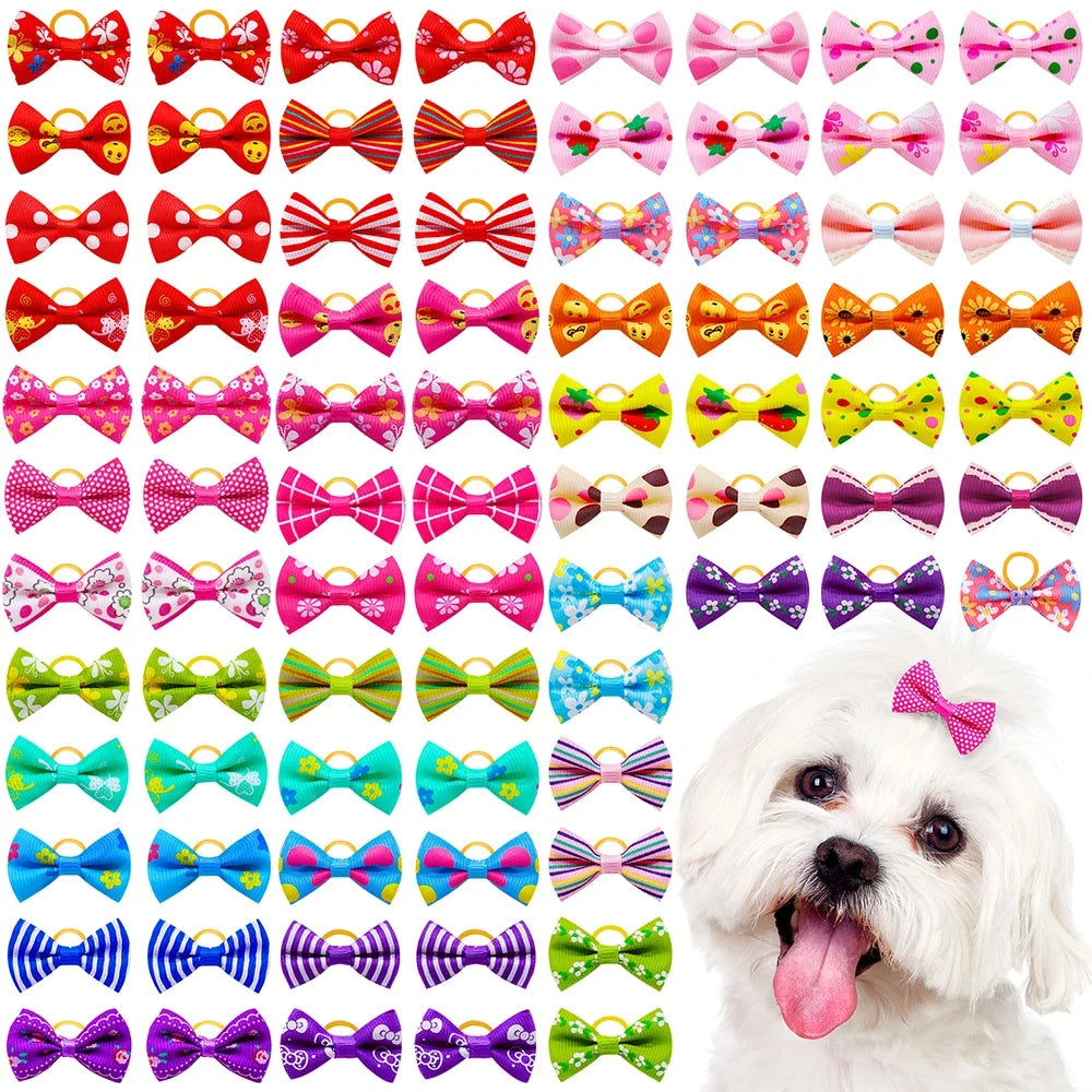 10/20/30PCS Pet Grooming Hair Bows Puppy Mix - ProPawPet.com