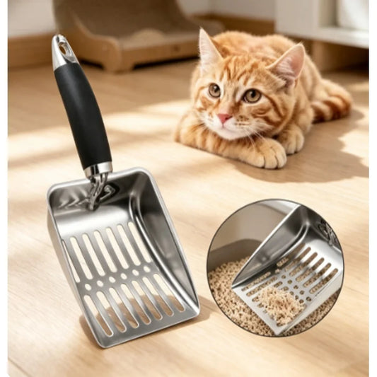 Metal Long‑Handle Cat Litter Scoop Pet Waste - ProPawPet.com