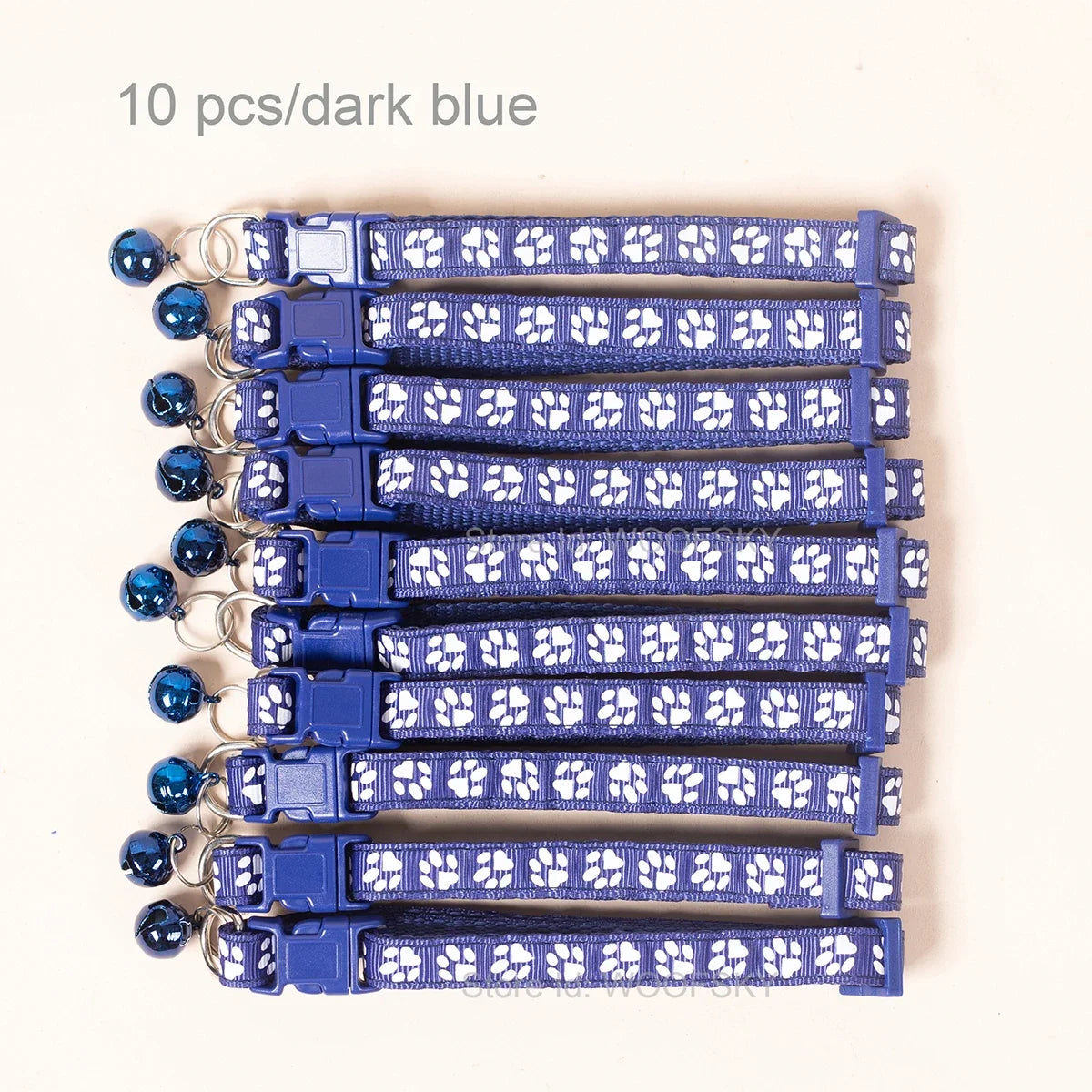 10pcs Colorful Pet Collars with Bell 23 - ProPawPet.com