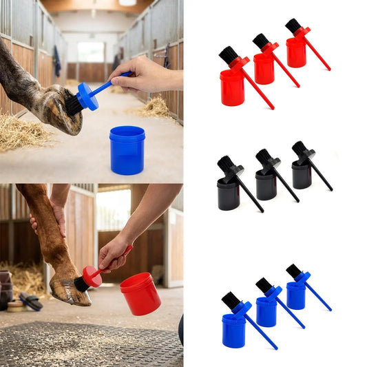 3 Pieces Hoof Oil Brush for Horse Grooming - ProPawPet.com