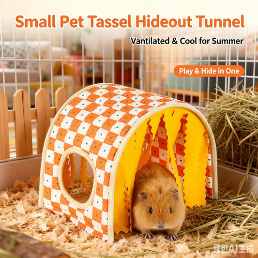Dutch Pig Tunnel Hamster Hiding House Summer - ProPawPet.com