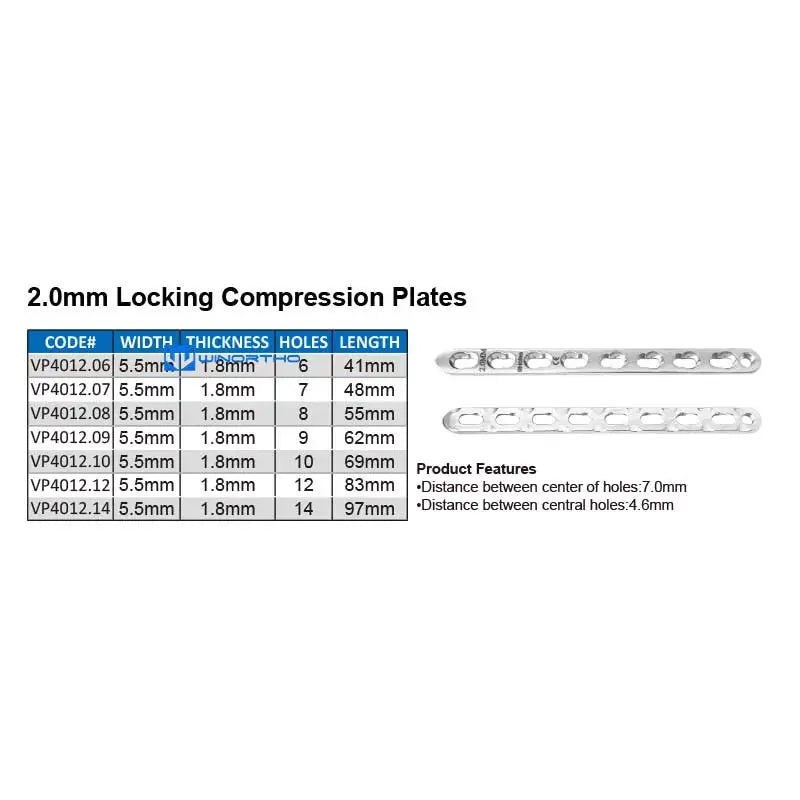 2.0&2.4&2.7mm LCP locking compression plates - ProPawPet.com