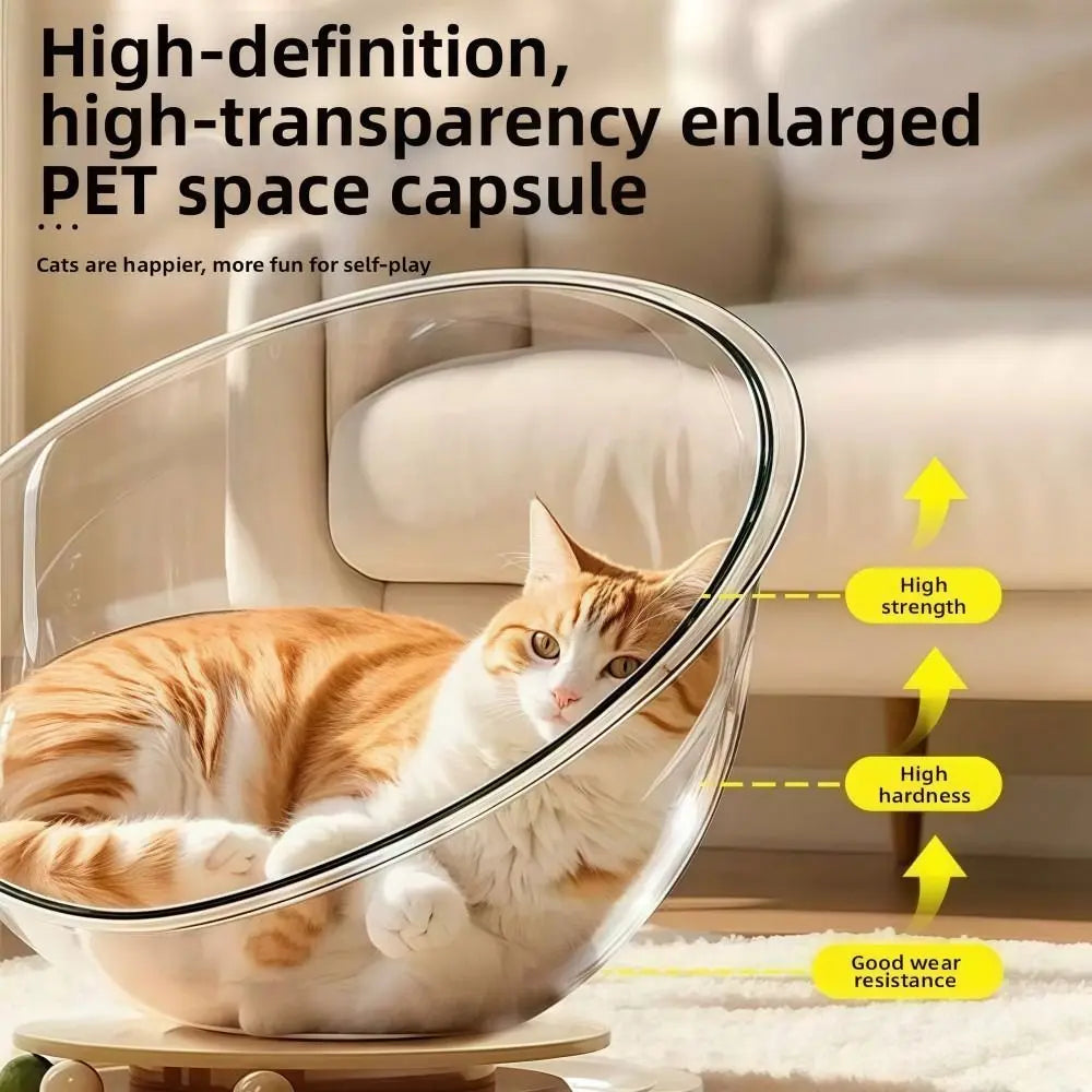 Fun S/L/XL Space Capsule Cat Bed - ProPawPet.com