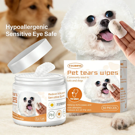 Pet Eye Cleaning Wipe Quickly Removing Tear - ProPawPet.com