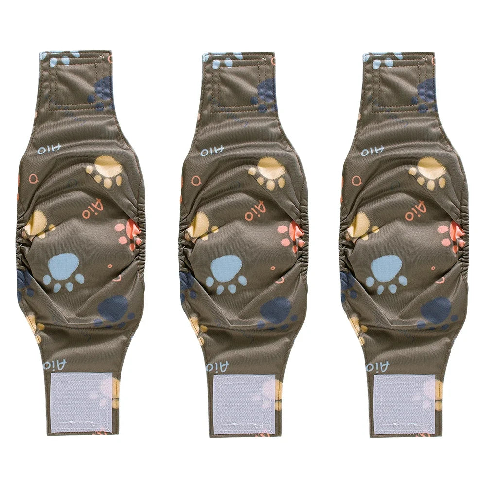 3PCS Durable Washable Male Dog Diaper Wraps - ProPawPet.com