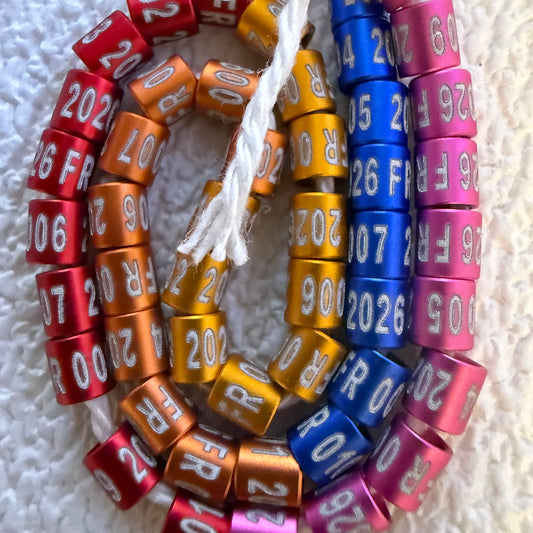 Personalized 50PCS Closed Bird Leg Bands - - ProPawPet.com
